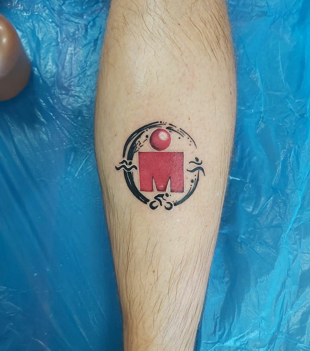 Ironman M Dot Logo Tattoo