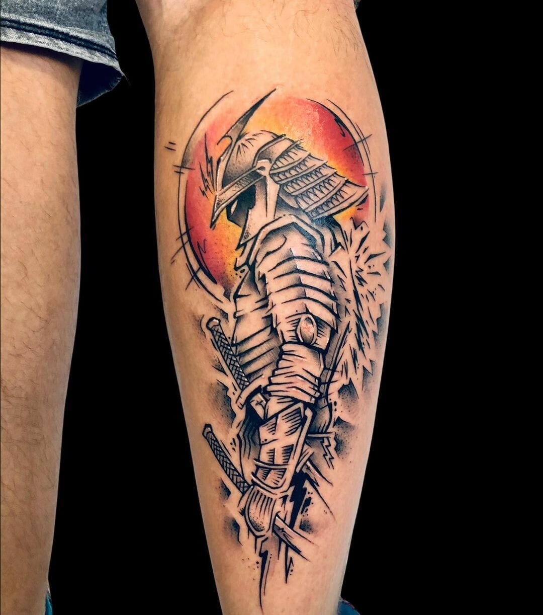 Traditional Japanese Samurai Tattoo