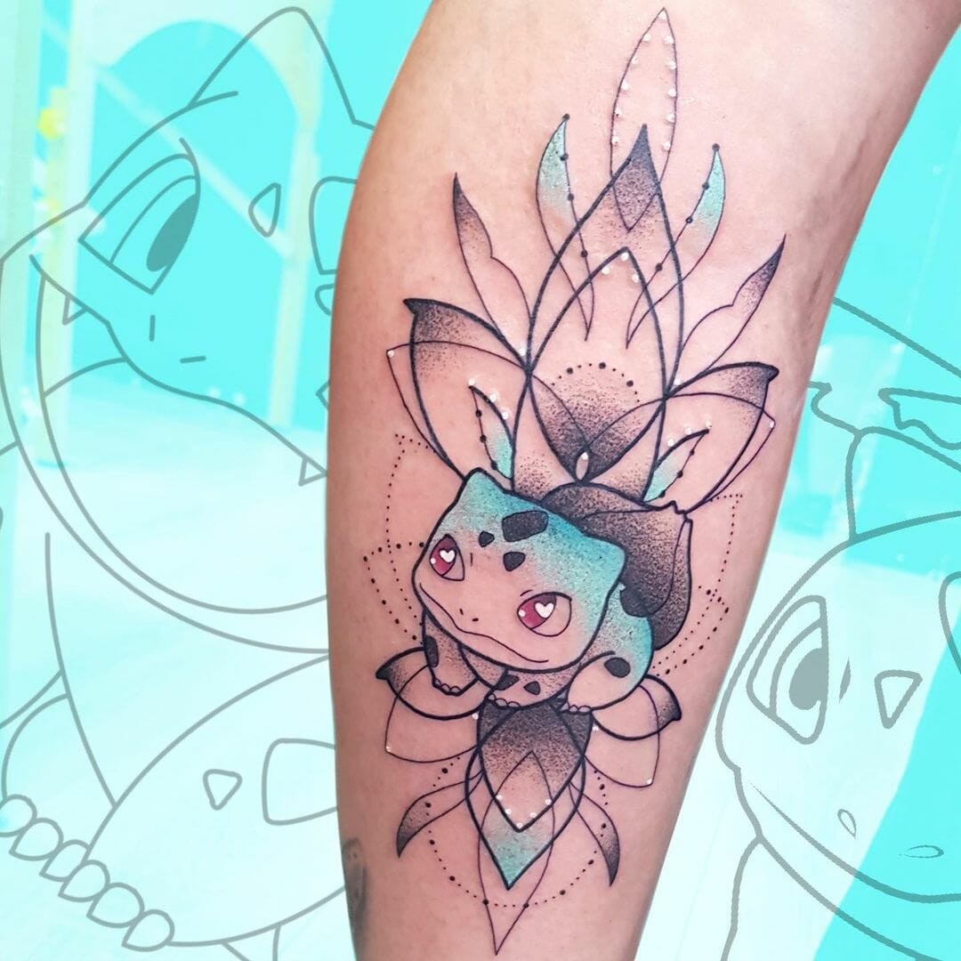 Aesthetic Bulbasaur Tattoo