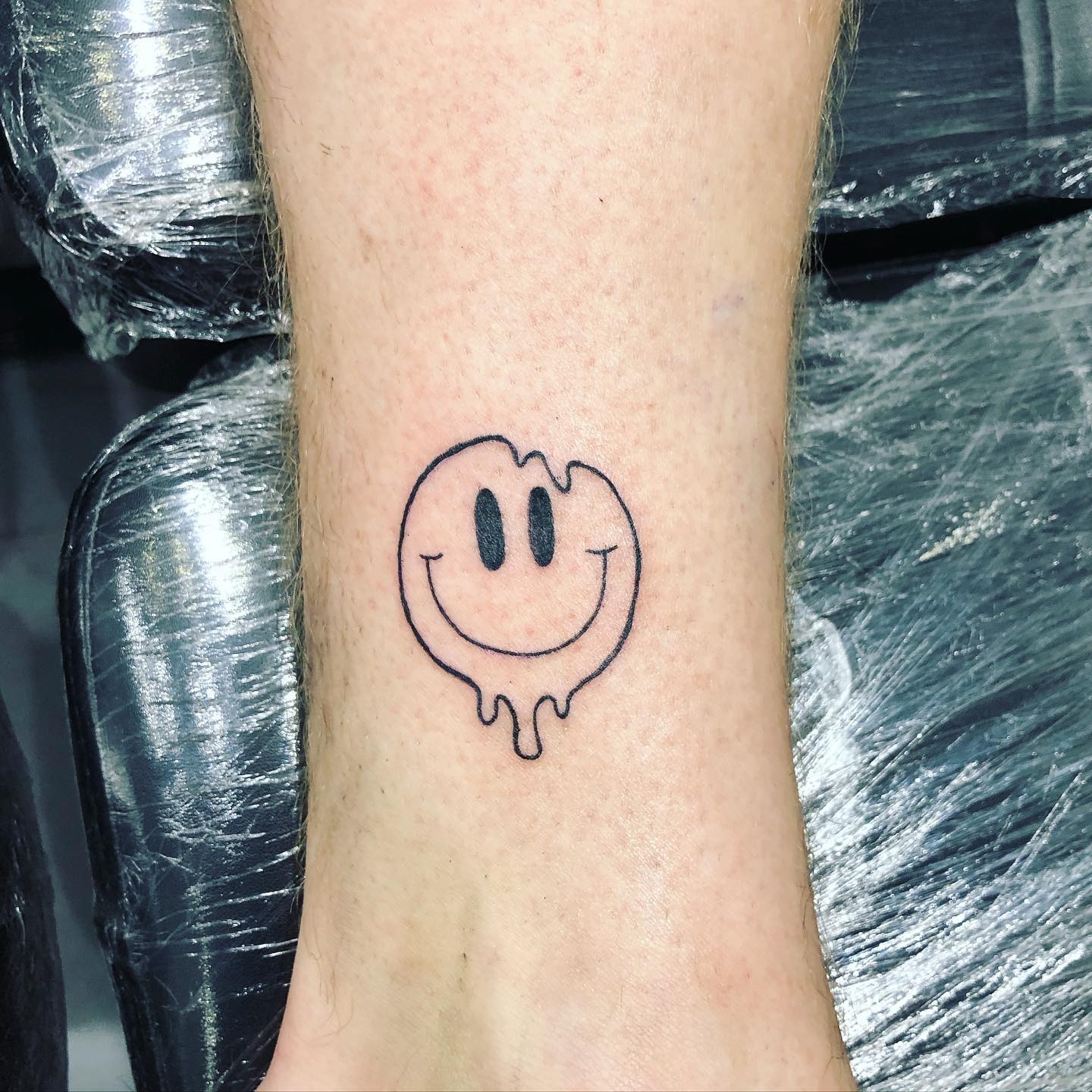 Cute Smiley Face Tattoo