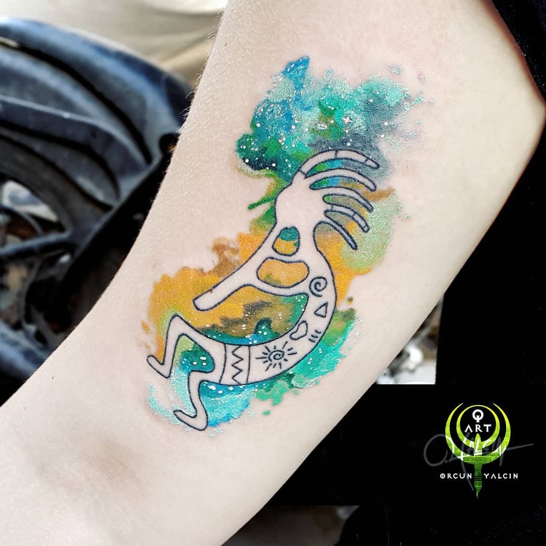 The Cosmic Navigation Kokopelli Tattoos