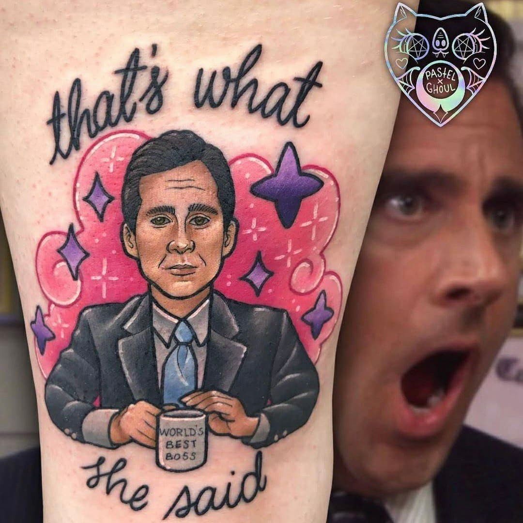 Michael Scott That’s What She Said Catchphrase Tattoos