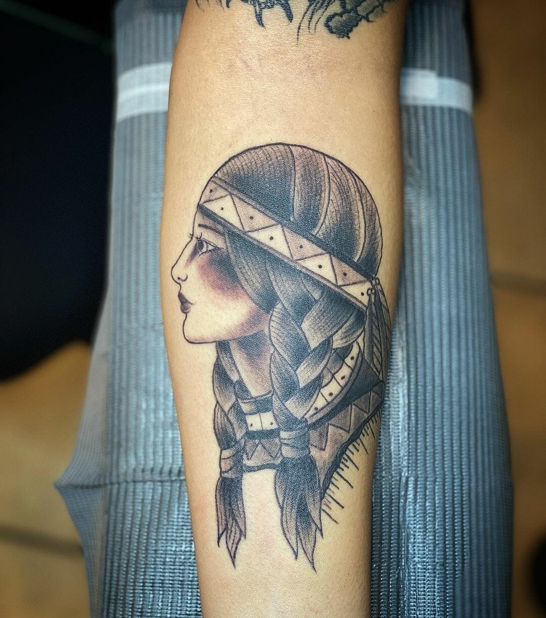 Indian Woman Tattoo