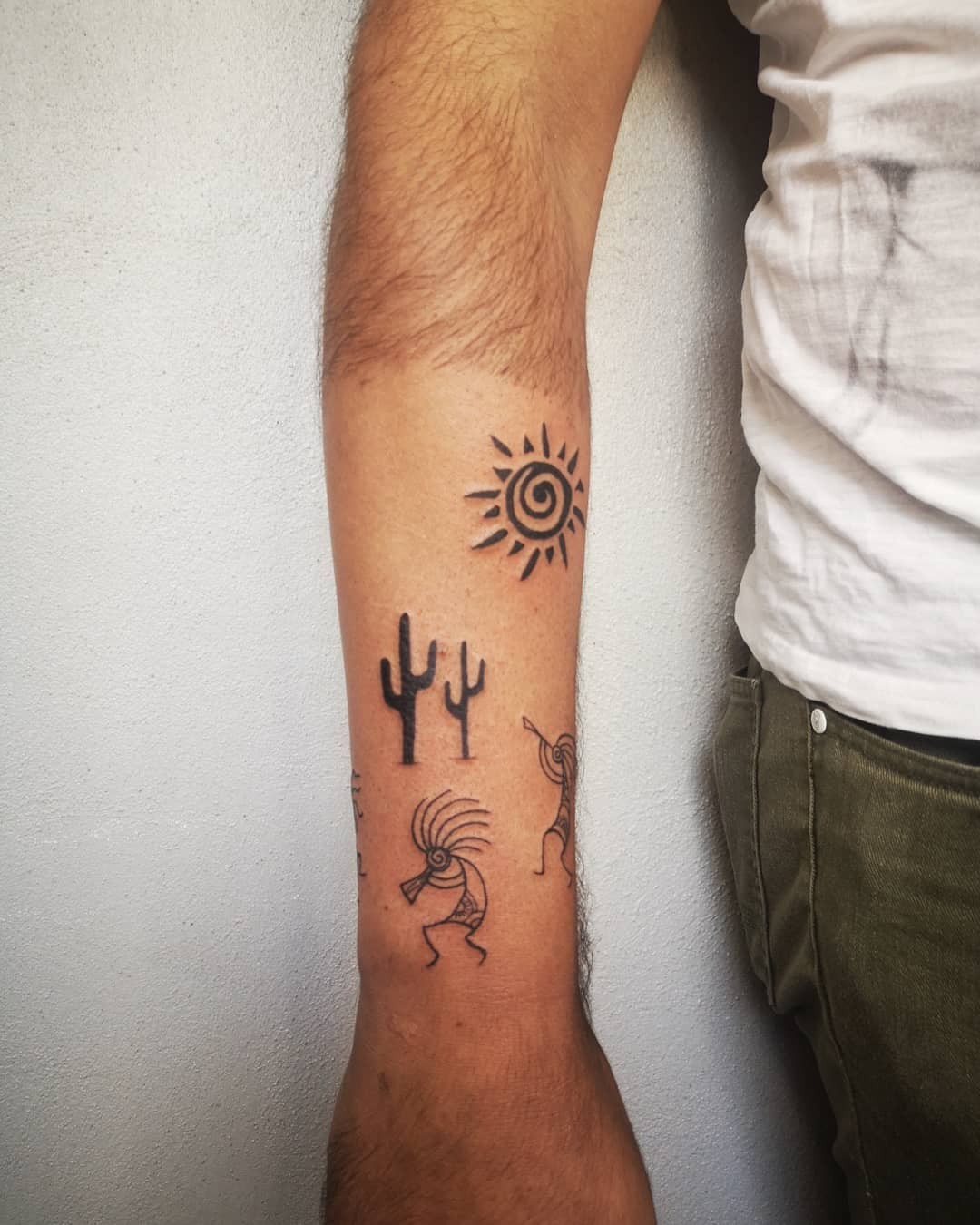 The Elemental Kokopelli Tattoo