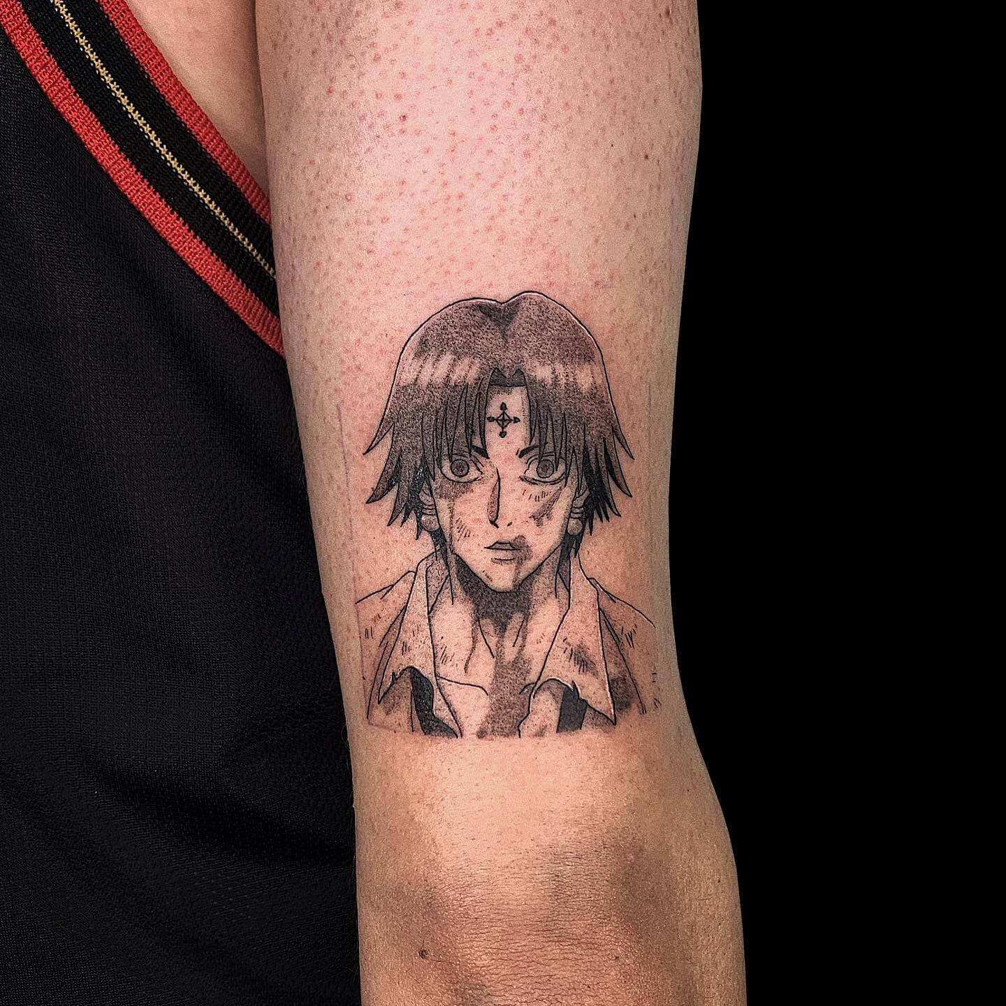 Chrollo HxH Manga Tattoo