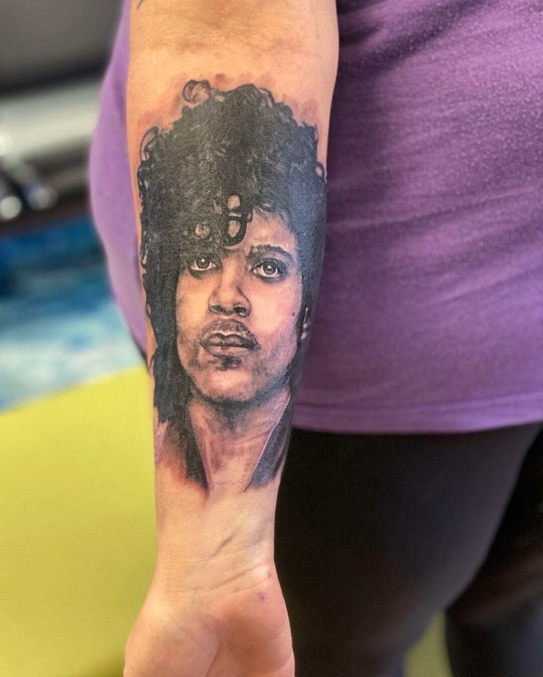 Lovely ‘Purple Rain’ Tattoo Ideas For Fans