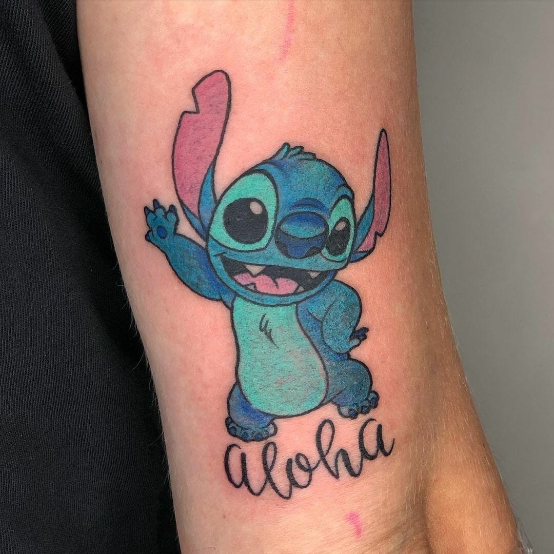 The Stitch Aloha Tattoo