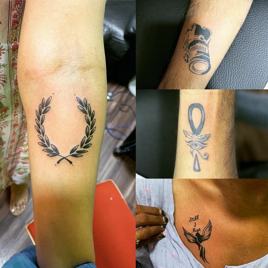 Victory Laurel Wreath Tattoo For Men