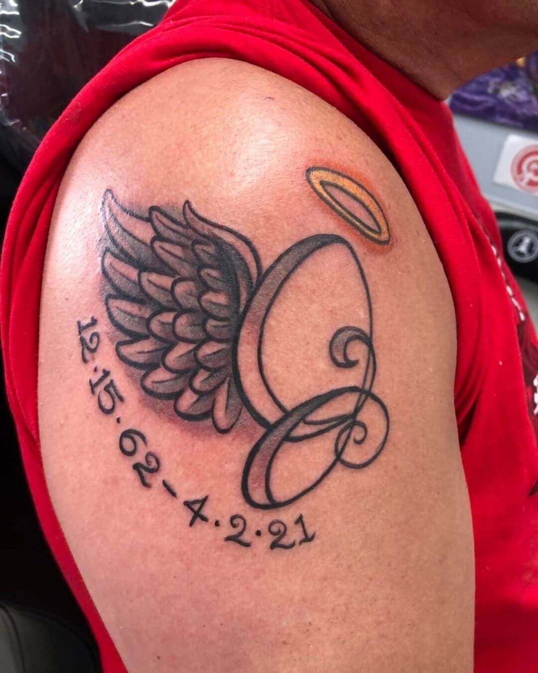 Special Tattoo To Show That Your Loved One Is In Heaven