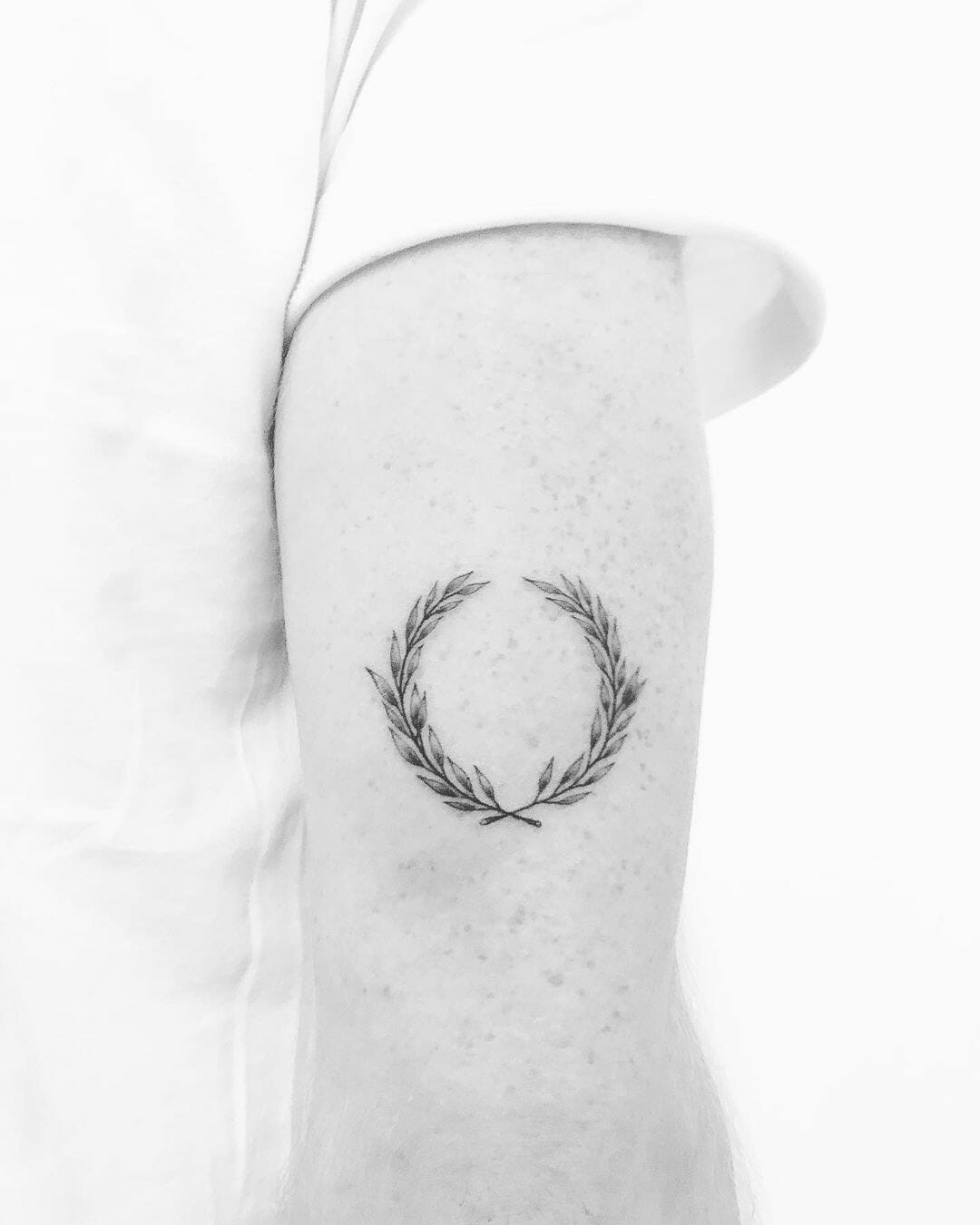 Minimalistic Wreath Tattoo