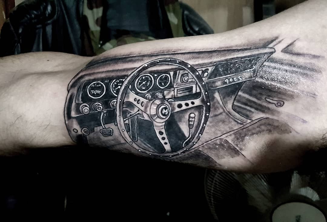 Interior Centric Chevy Tattoo