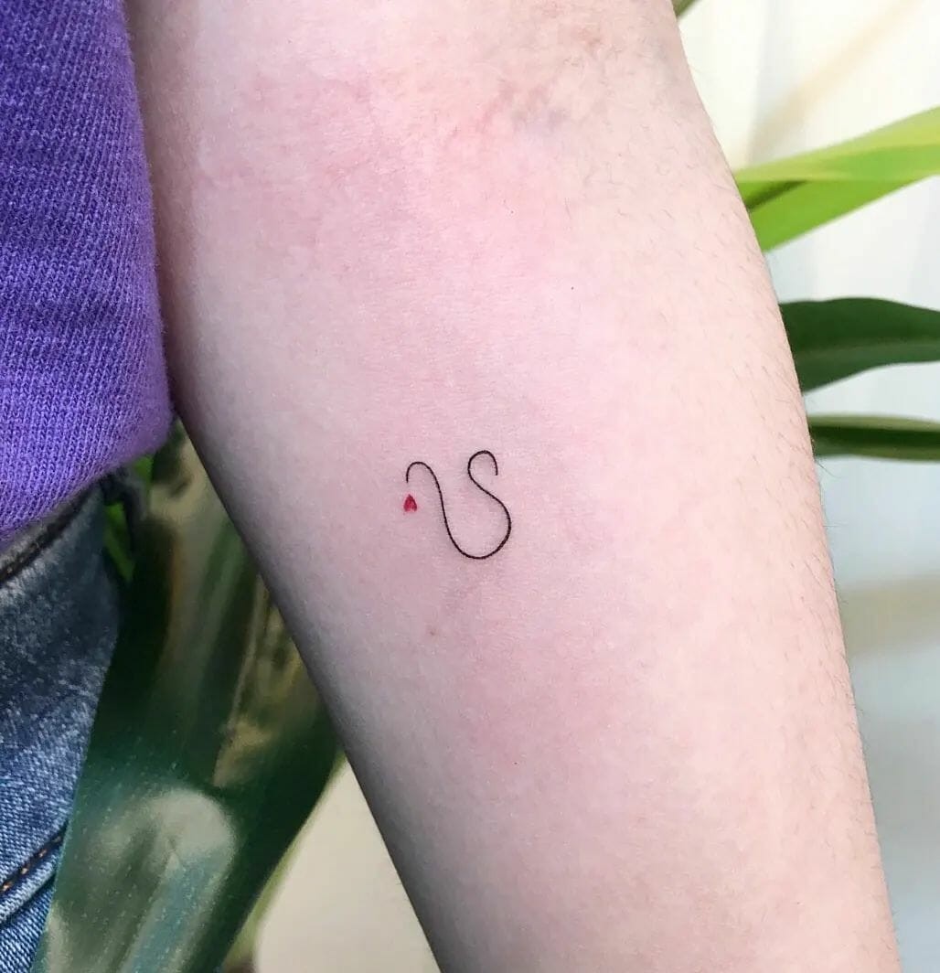 Simple Leo Symbol Tattoos