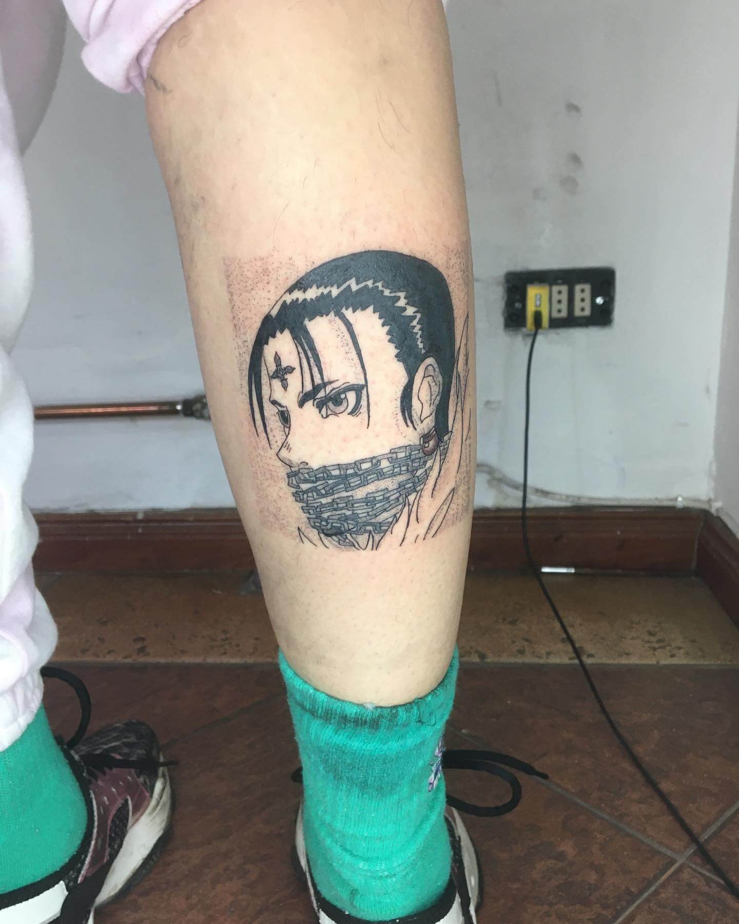 Chrollo Lucilfer Headshot Tattoo