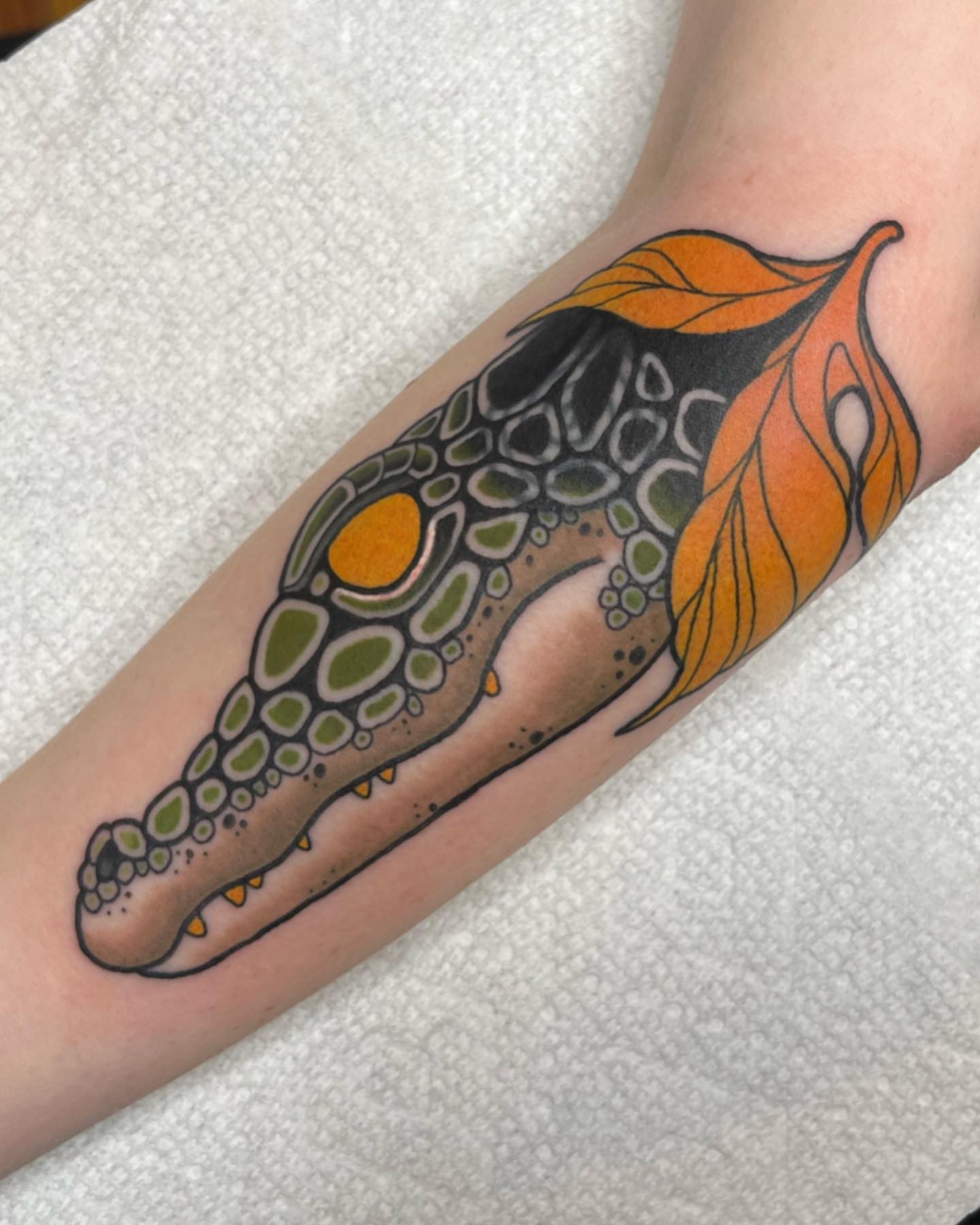 Cartoon Sea Turtle Tattoo