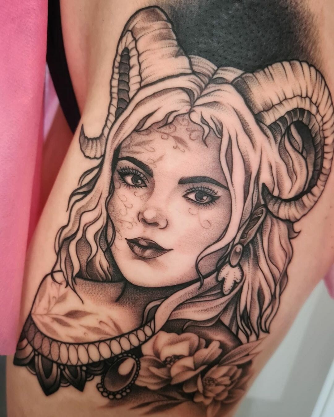 Personified Capricorn Tattoo