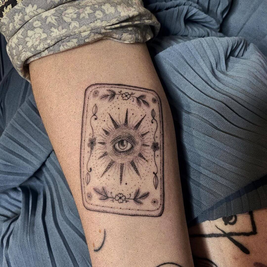 The Third Eye Tarot Card Tattoo