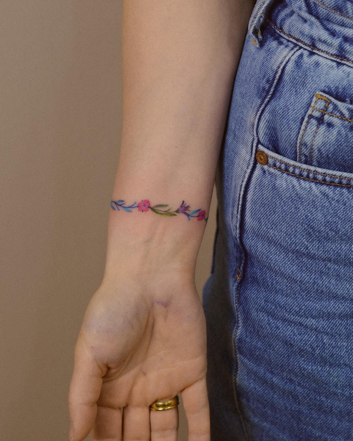 Garden Art Bracelet Tattoo