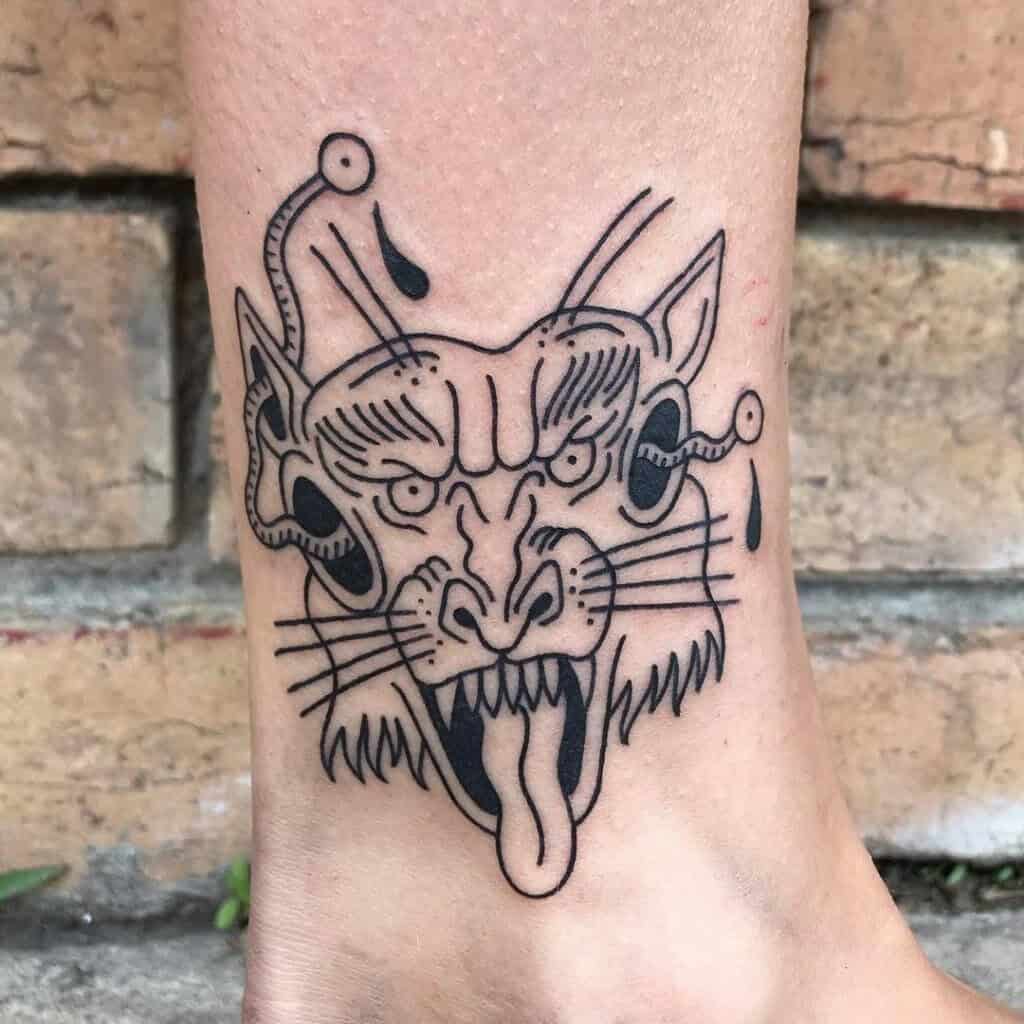 Small Ankle Tattoos on the Ankle