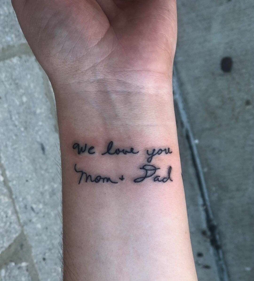 Mom And Dad Tattoos With Quotes