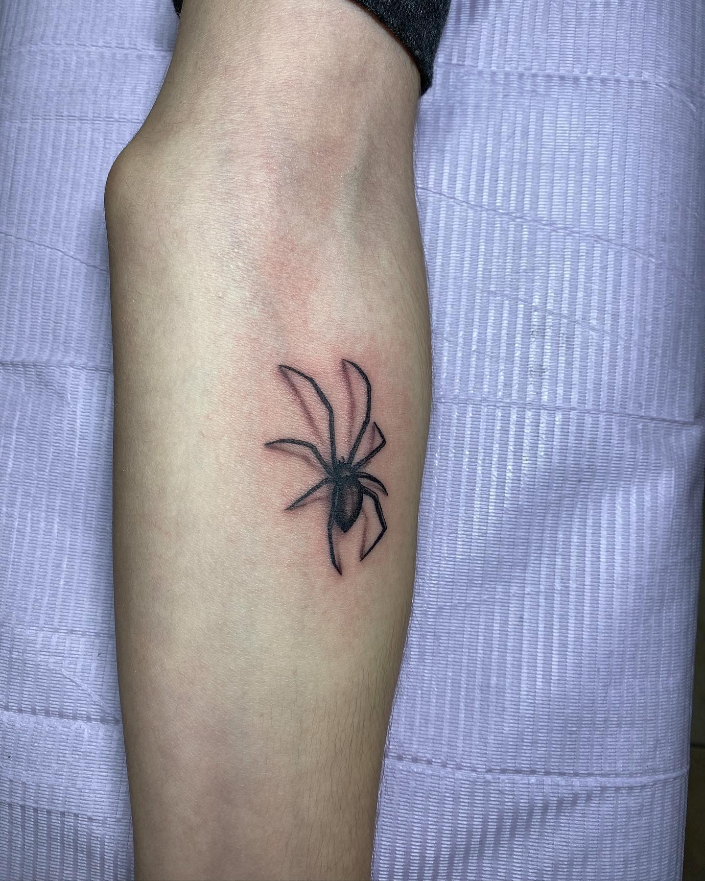 Realistic Spider Tattoo Design