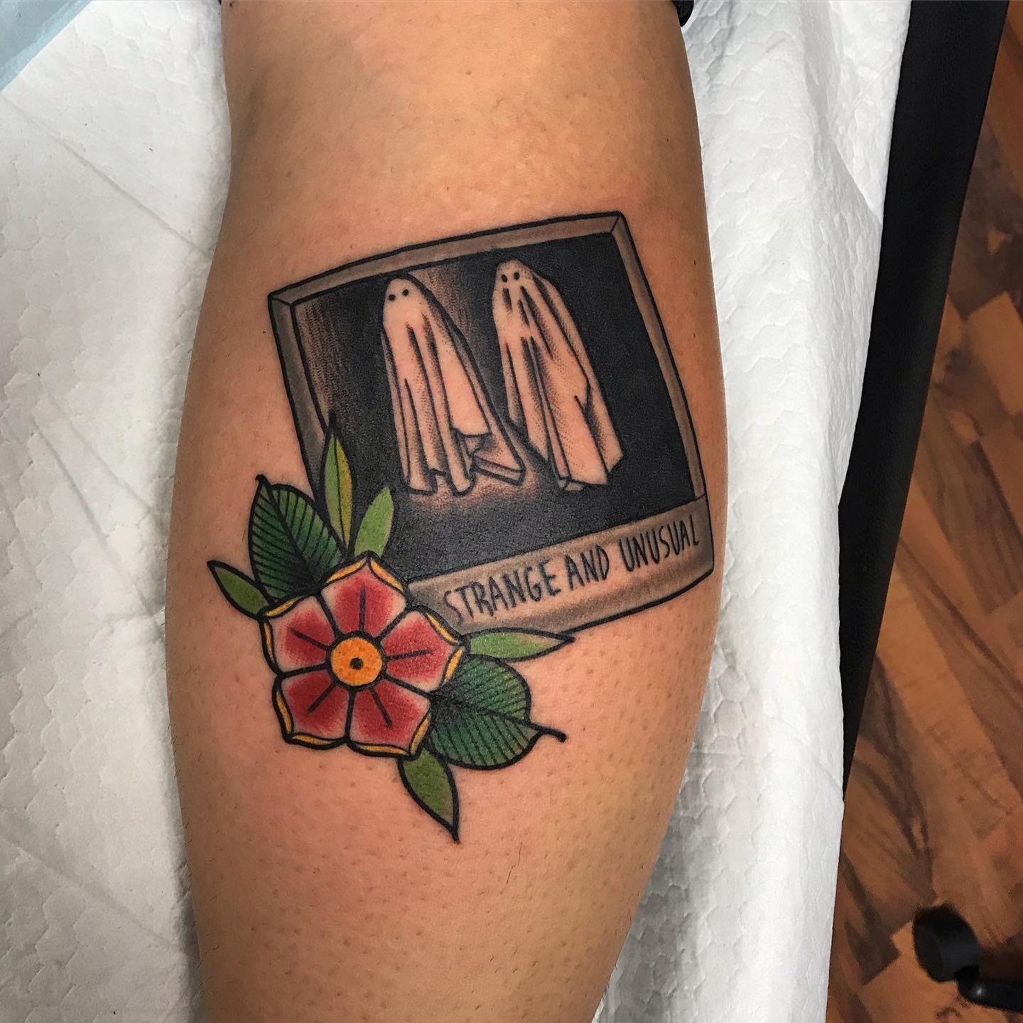 Strange and Unusual Beetlejuice Quote Ghost Couple Captured On Film Tattoo Idea