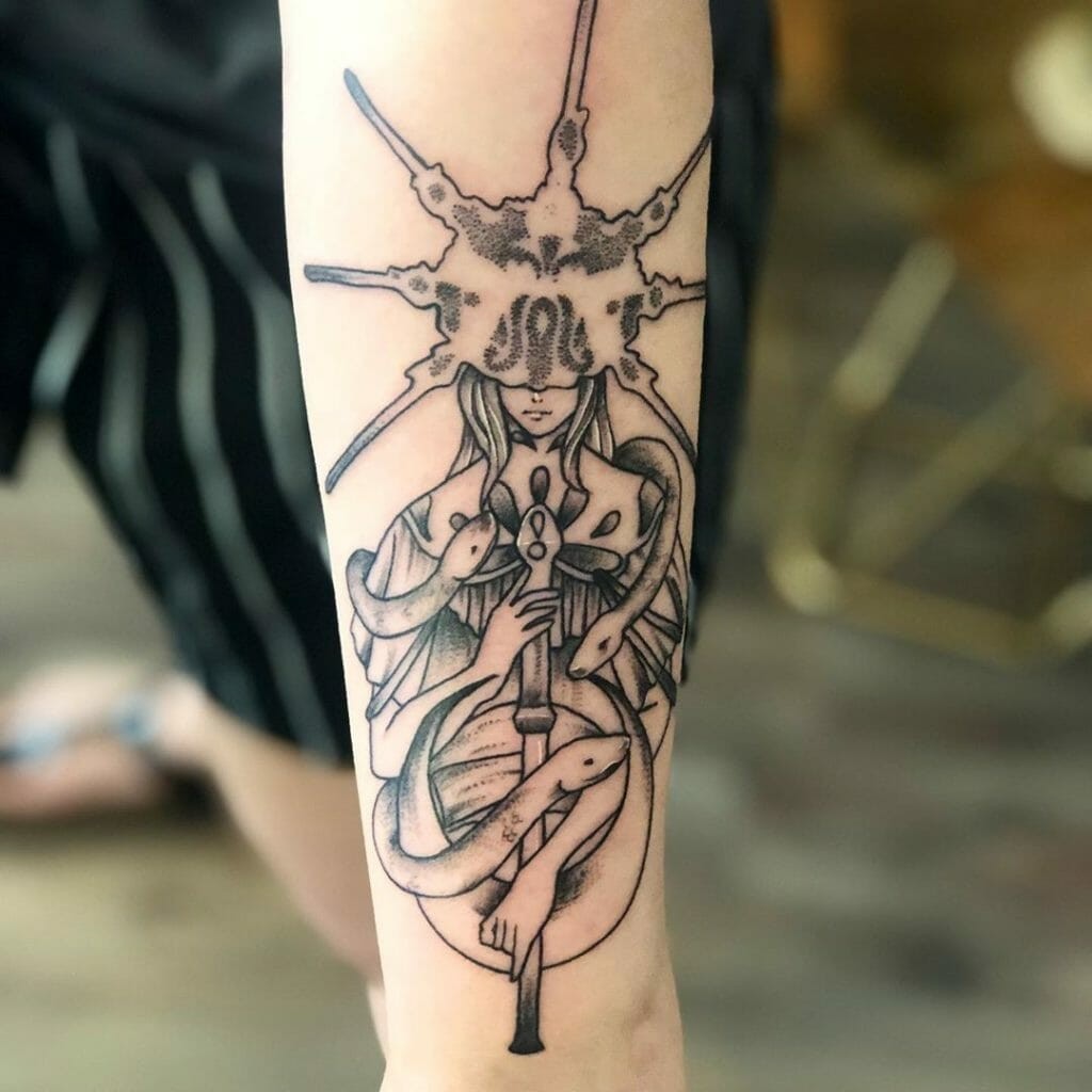 Dark Souls Forearm Tattoo