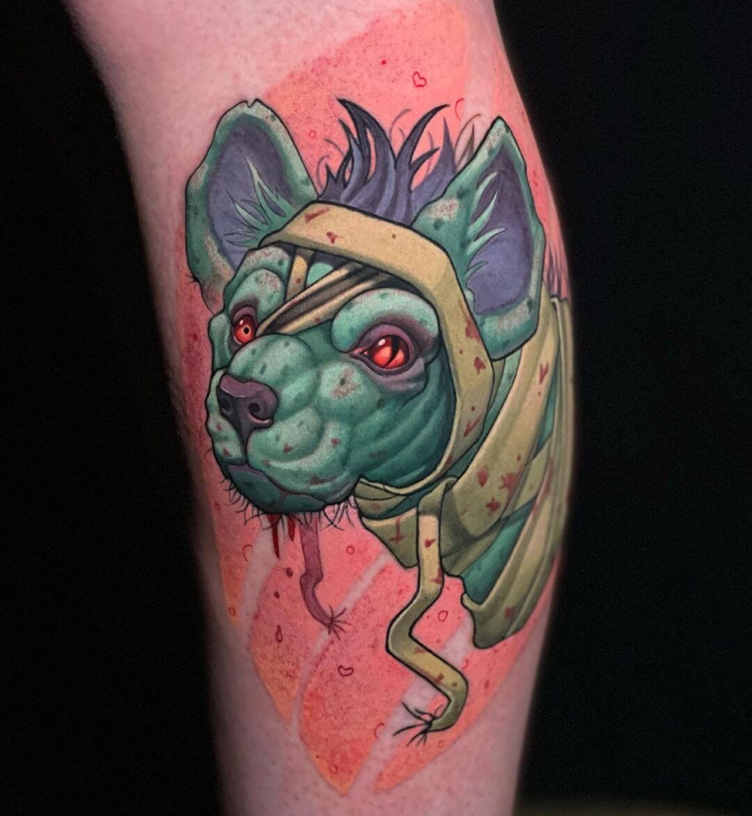 Hyena Mummy Tattoo