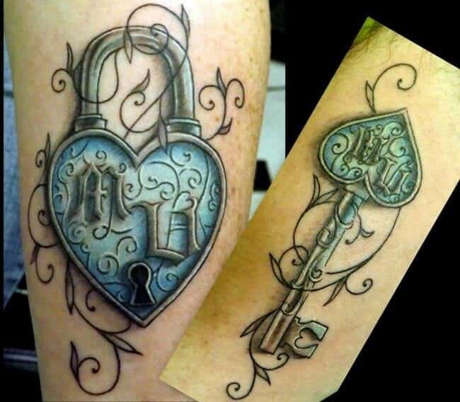 Key & Lock Tattoos