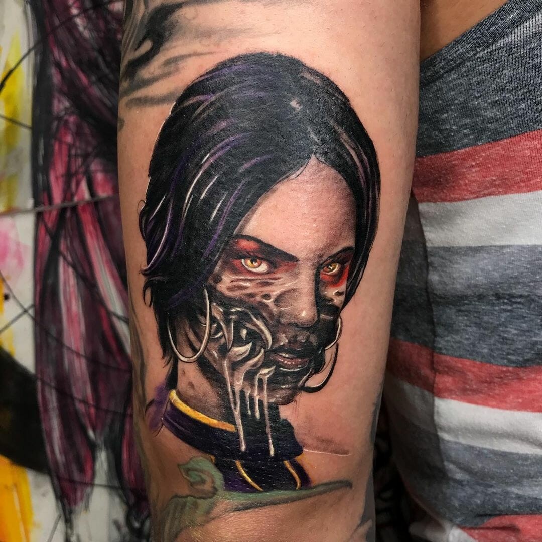 Mileena Mortal Kombat Tattoo