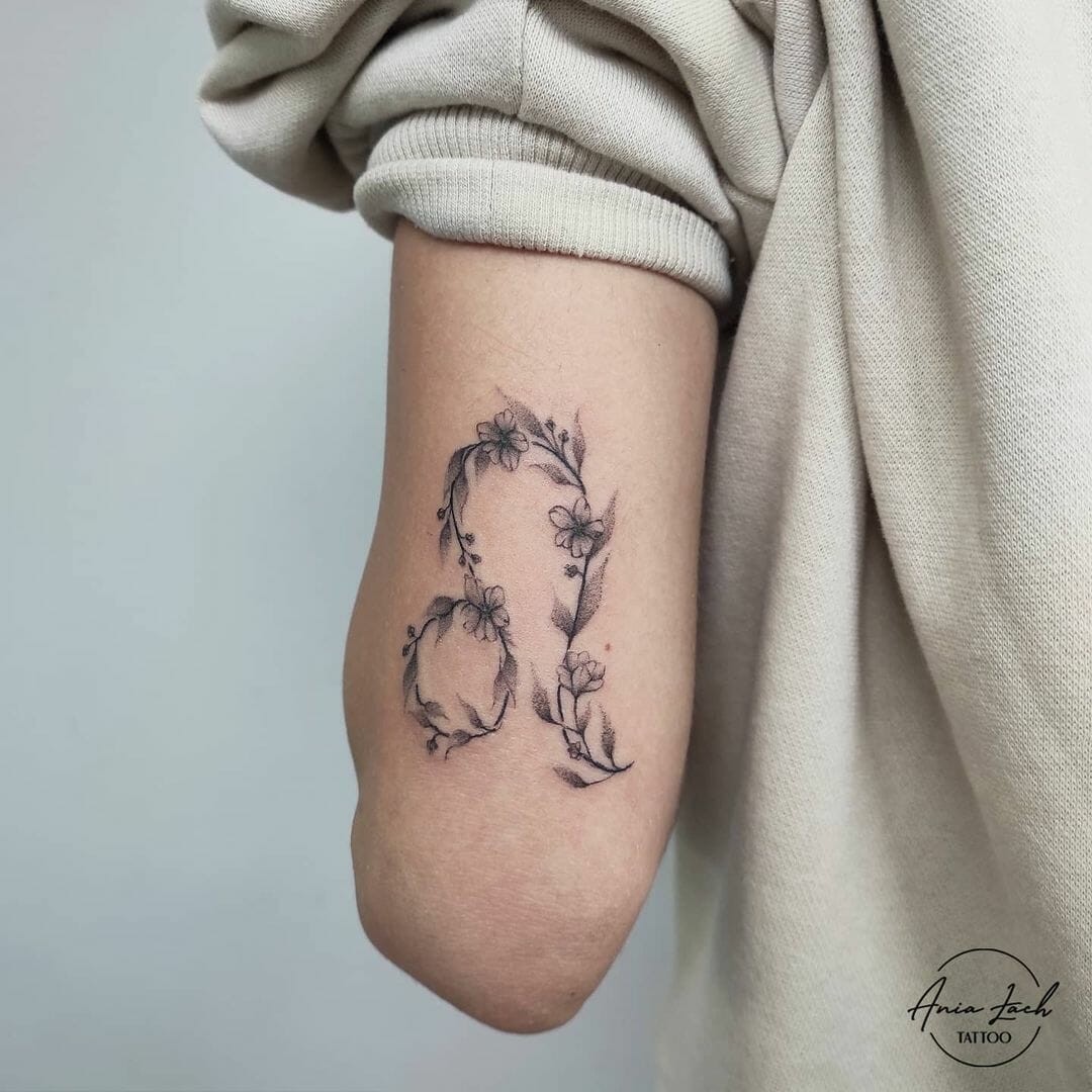 Flowers Glyph Tattoo