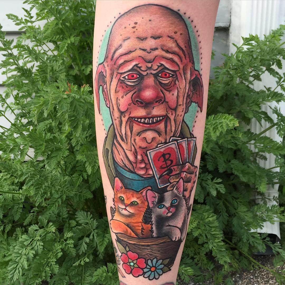 Loose-skinned Demon Tattoo