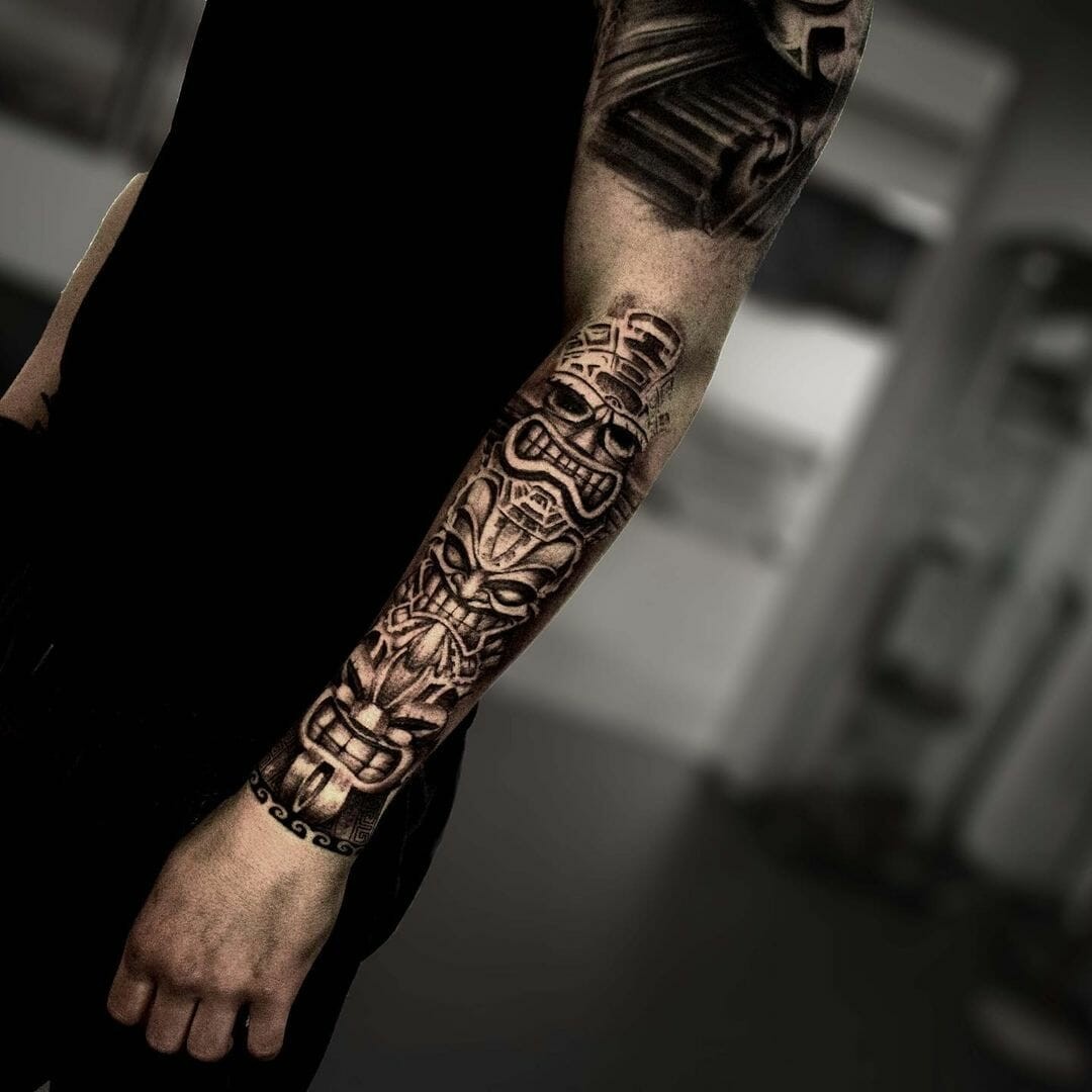 The Totem Pole Tattoo Sleeve