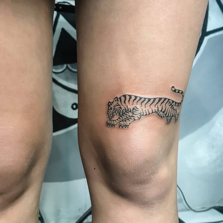 Small Thai Tiger Tattoo