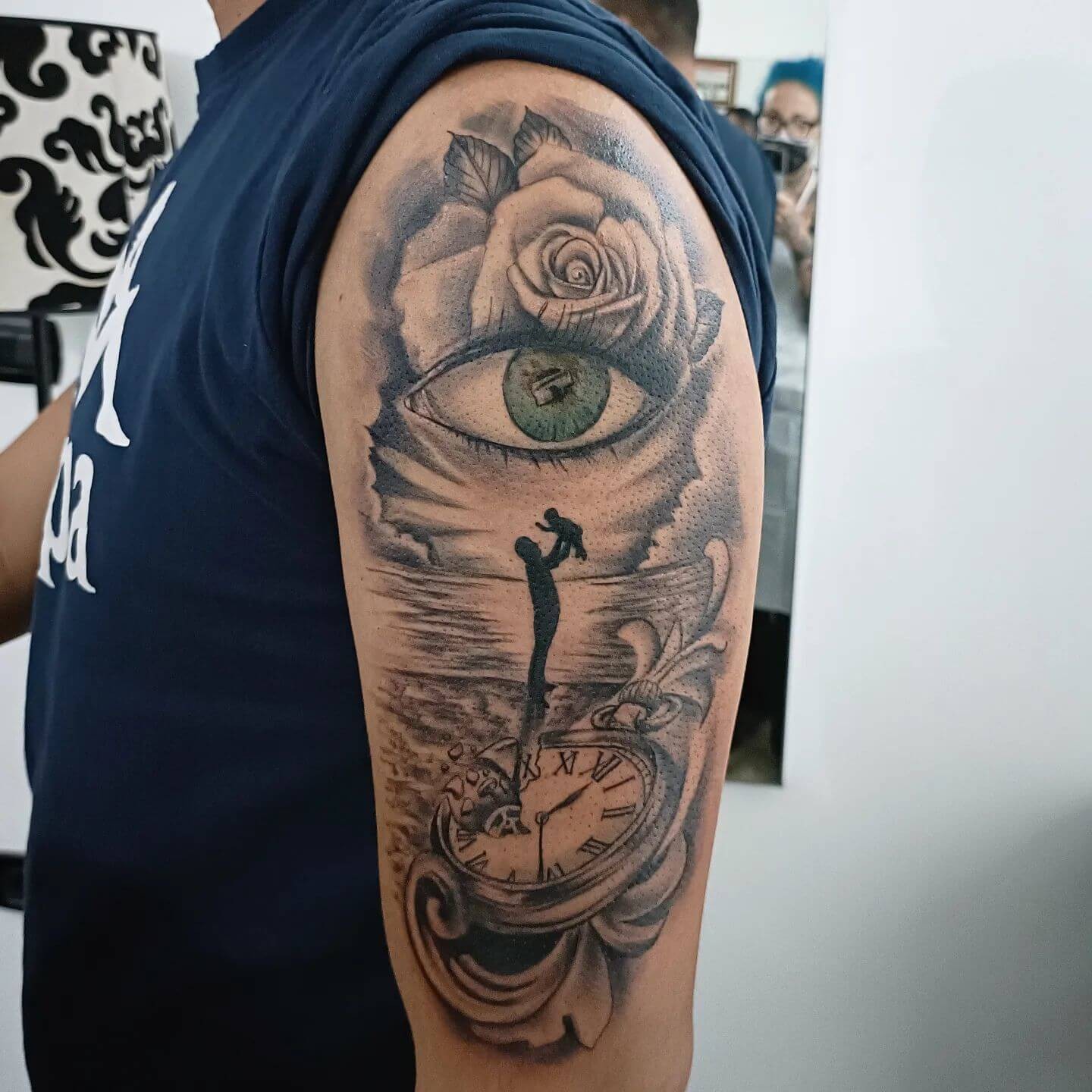 Eye Clock Tattoo