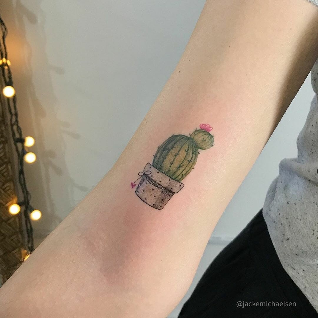 Small Cactus Tattoo