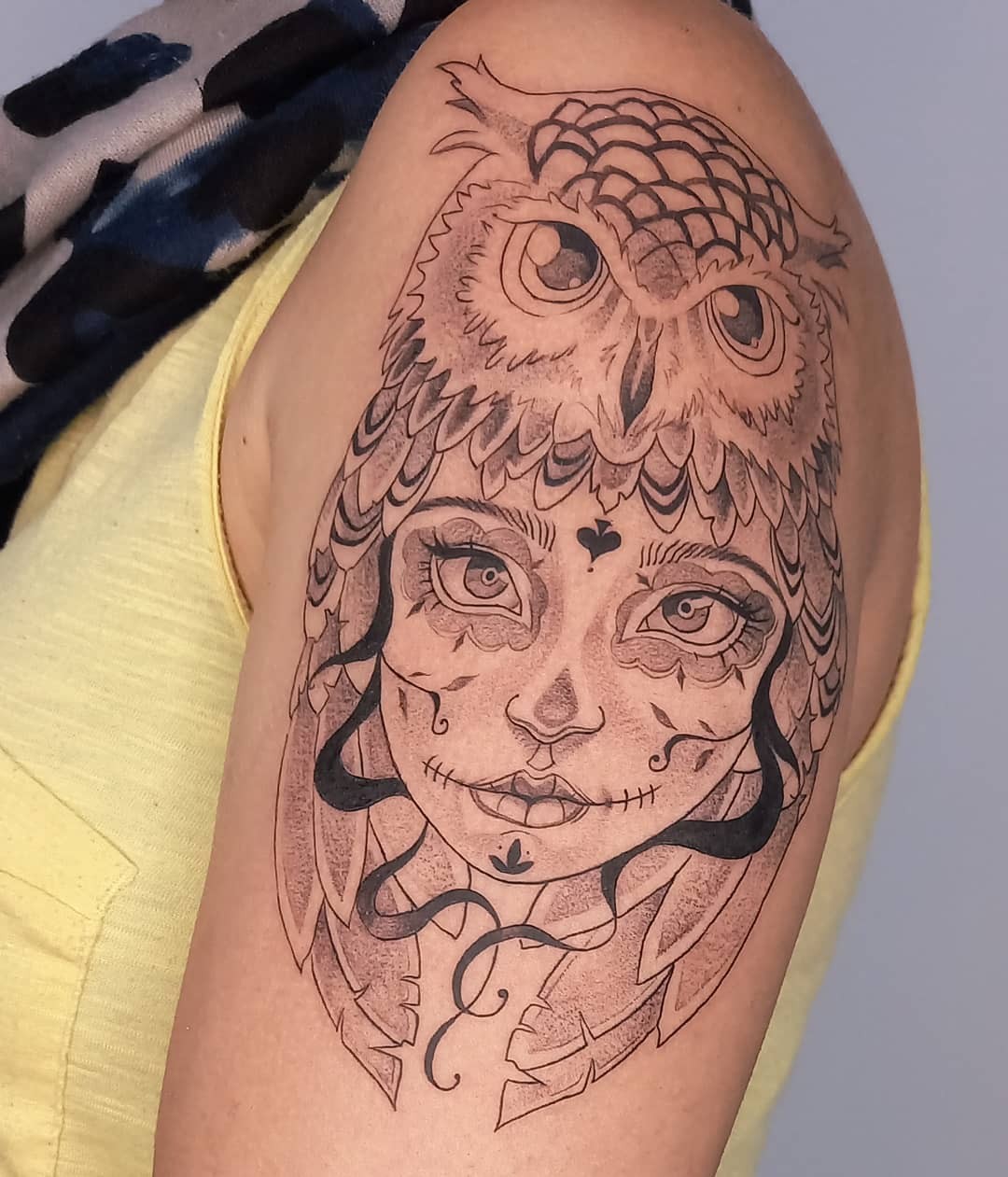 Little Girl Catrina Tattoo