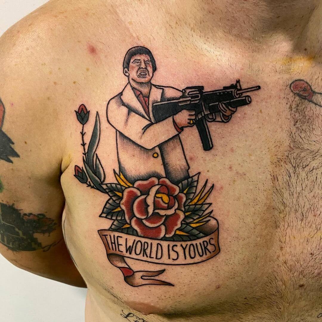 Unconventional ‘Scarface’ Tattoos