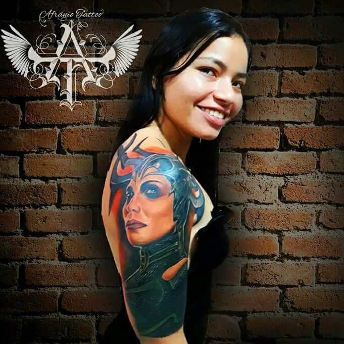 Marvel Hela Tattoo