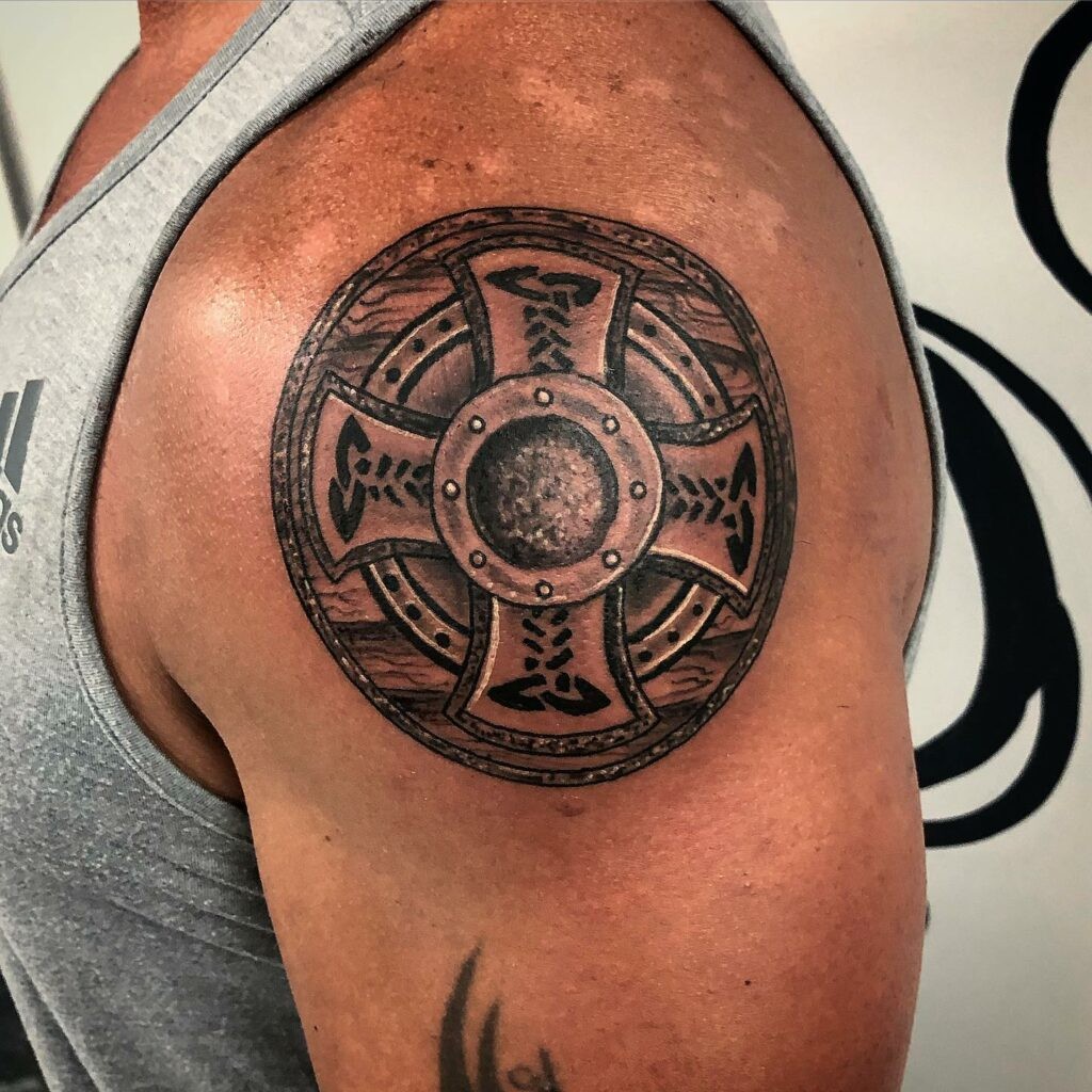 Celtic Shield Knot Tattoo