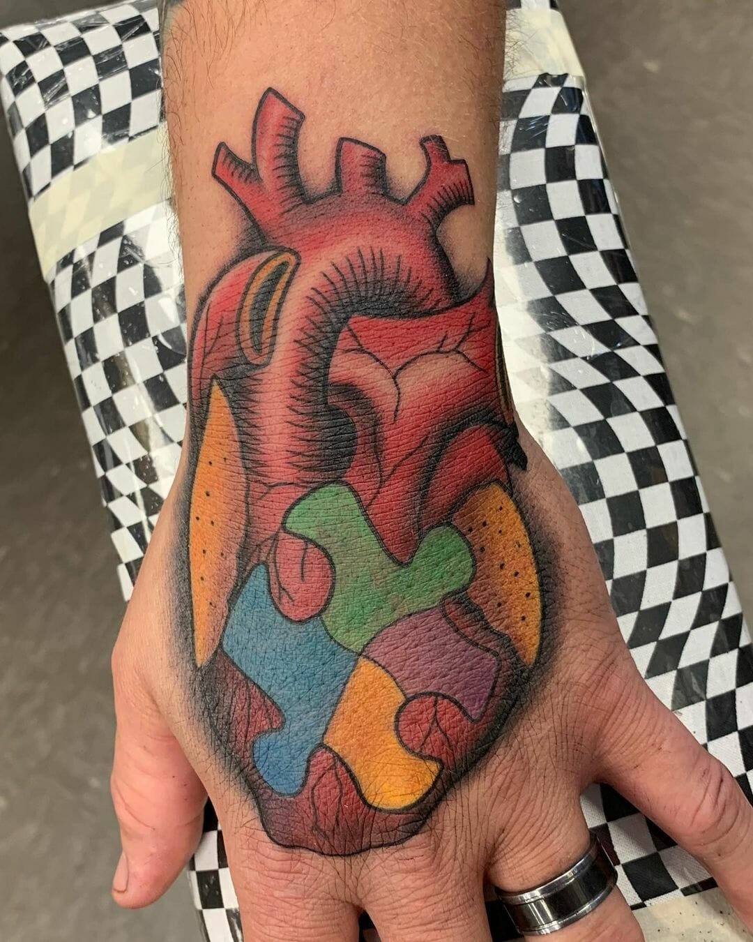 Anatomical Autism Tattoo