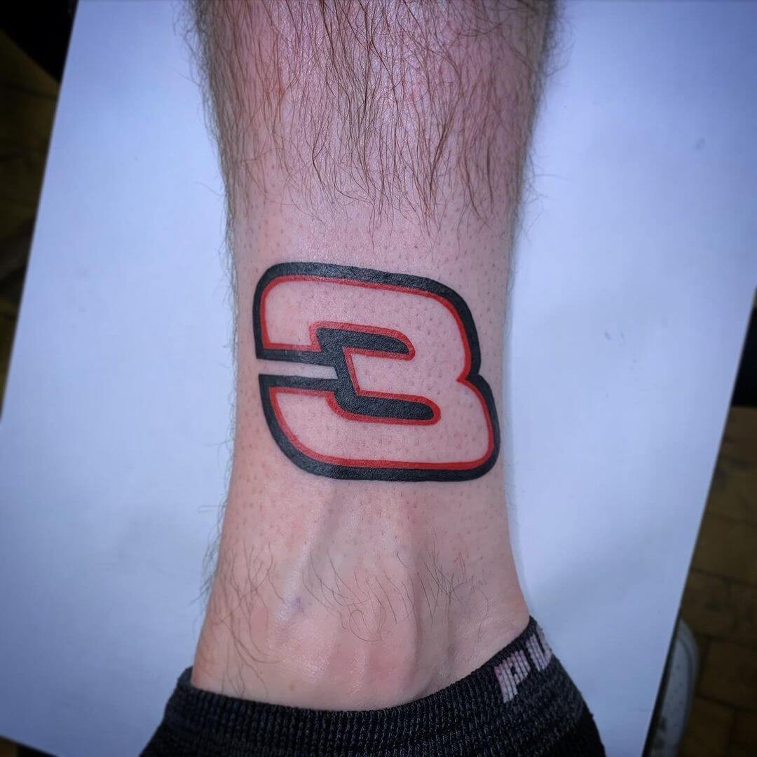 Race Car 3 Tattoo