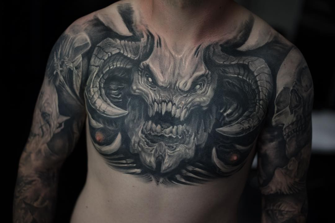 Demonic Doom Tattoo