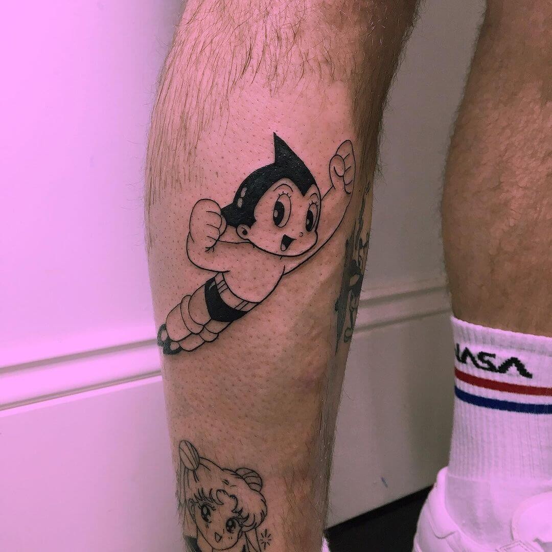 Fineline Astro Boy Tattoo