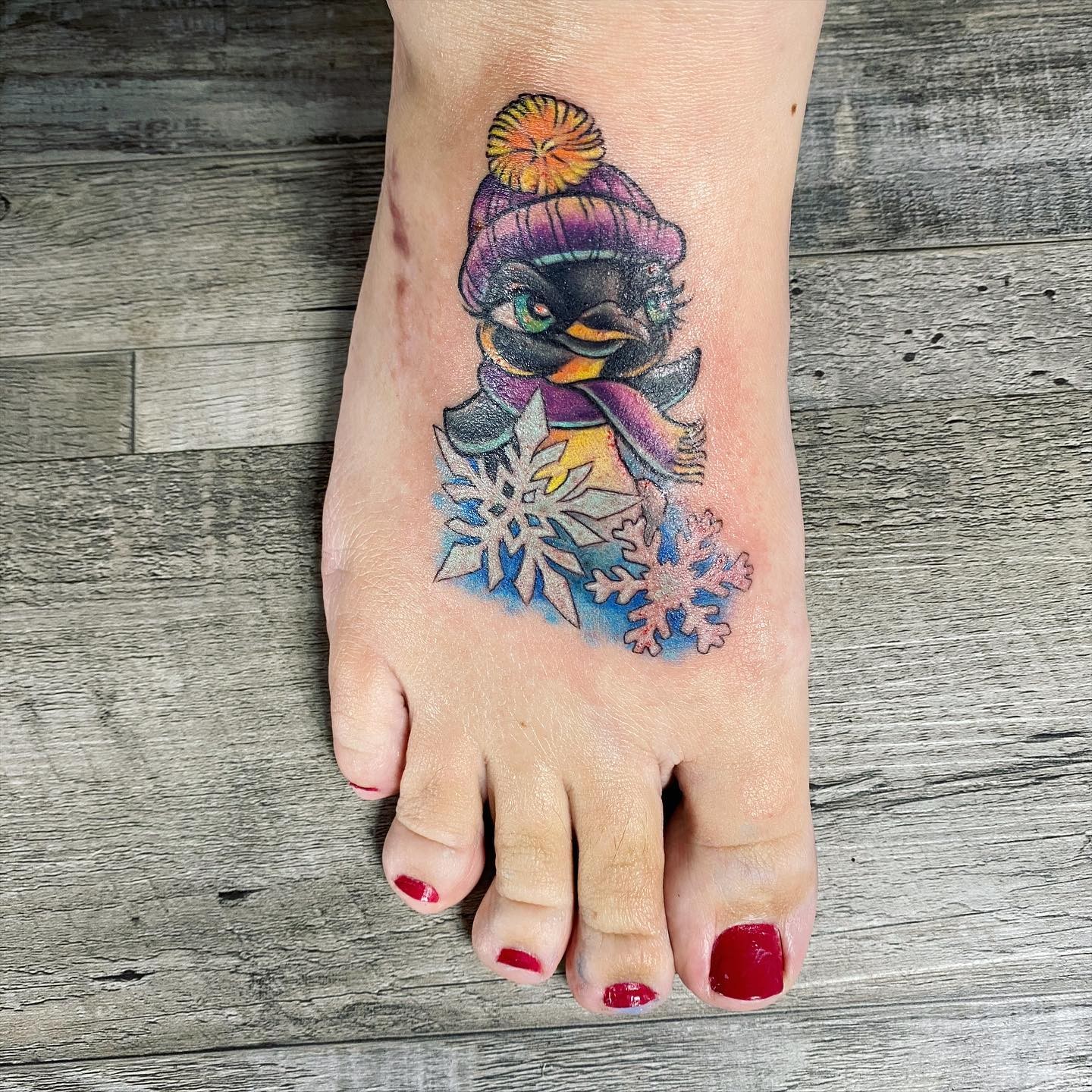 Penguin Feet Tattoo