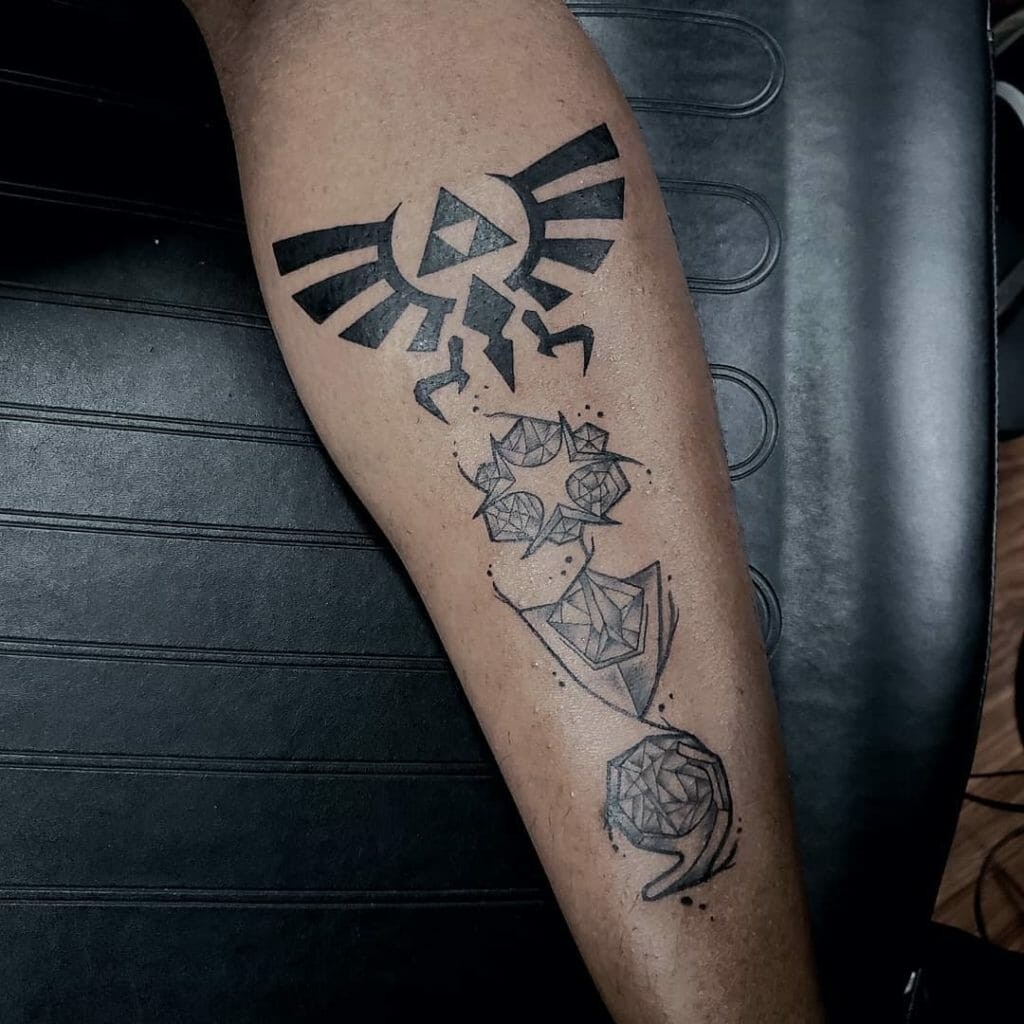 Triforce Gamer Tattoos Design