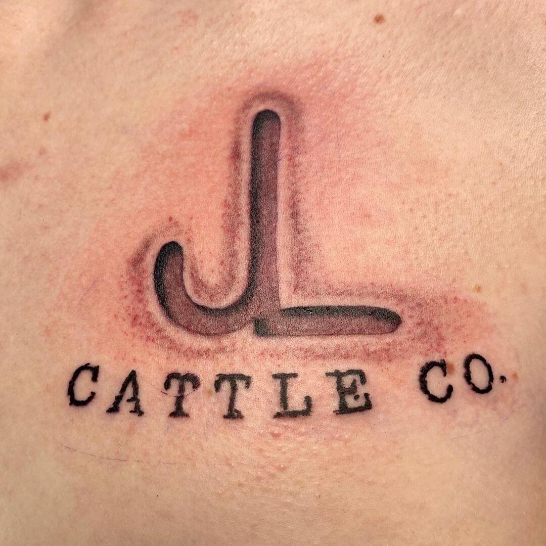 JL Connected Cattle Brand Tattoos