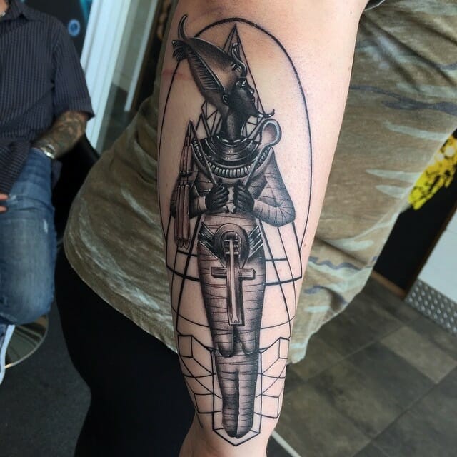 The Judge Of The Dead Osiris Tattoo