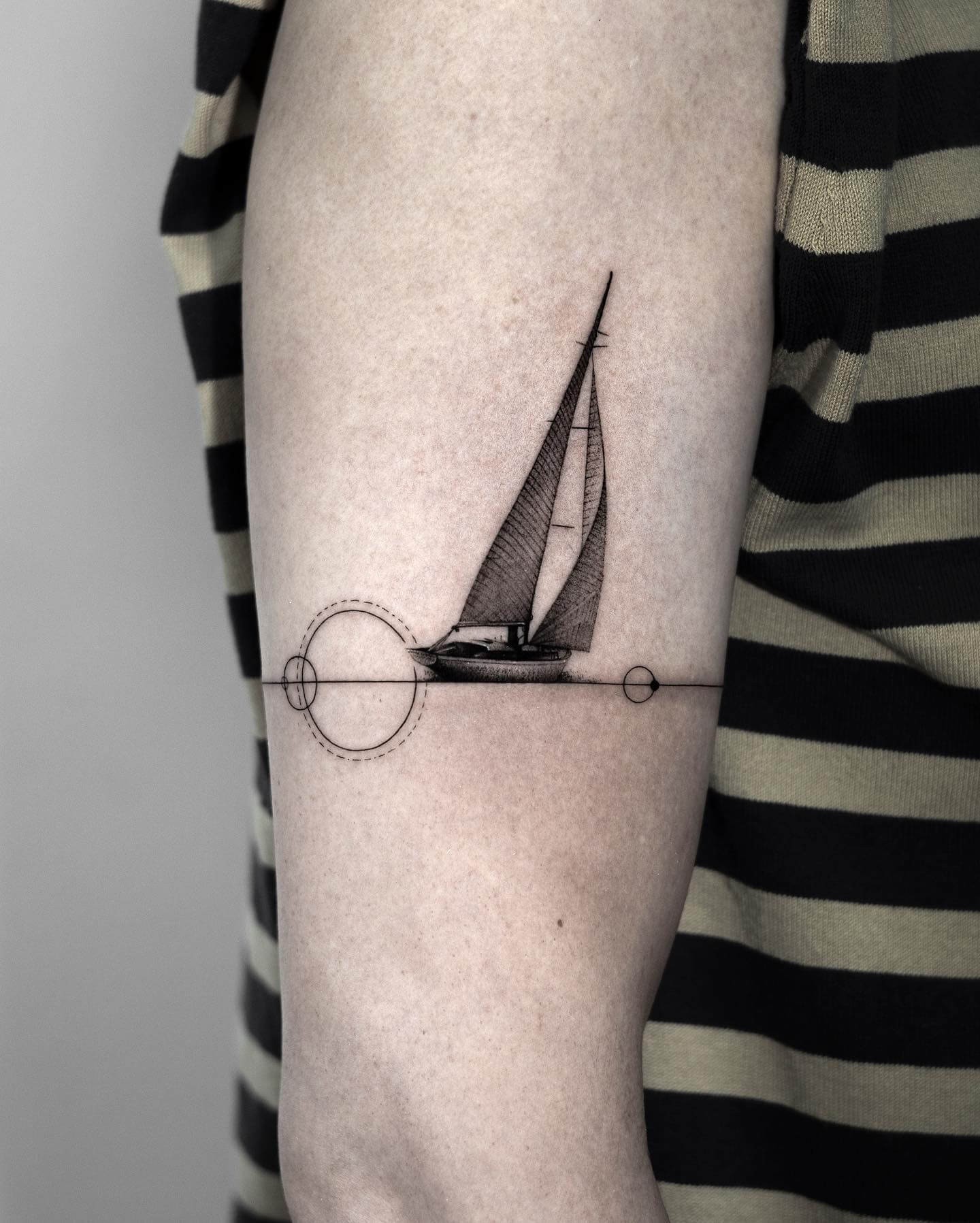 Geometric Armband Tattoo