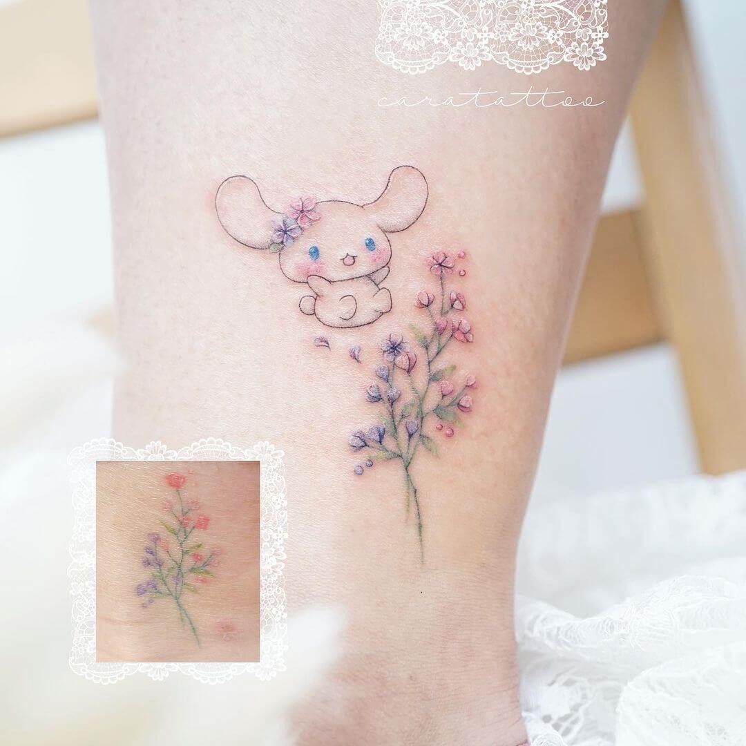 Minimalistic Cinnamoroll Tattoo