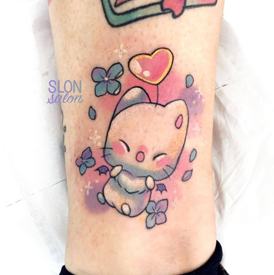 Chibi Moogle Tattoo